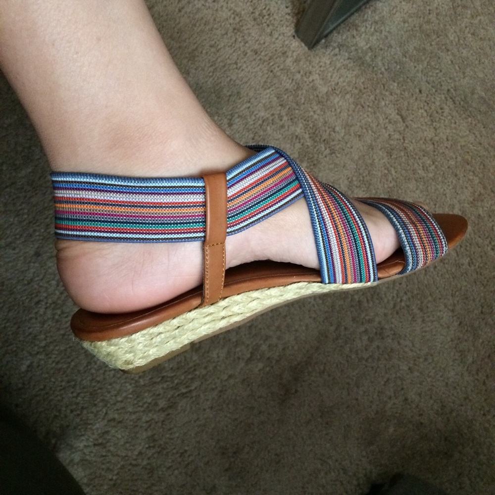 Tribal Strappy Sandals! (Sold on Depop)